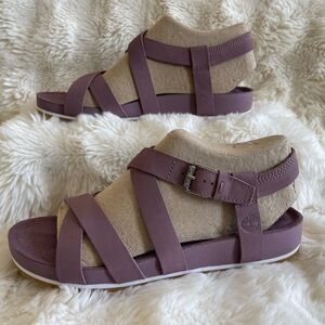 Timberland | Malibu Wave Ankle Strap Sandals | Purple Nubuck | Woman’s 9.5